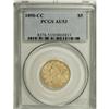 1890-CC $5 AU53 PCGS. PCGS Population (23/262). NG