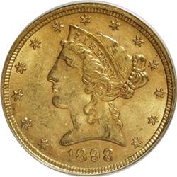 1898 $5 MS61 PCGS. PCGS Population (148/330). NGC
