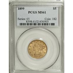 1899 $5 MS61 PCGS. PCGS Population (677/3208). NGC