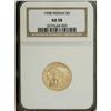 Image 1 : 1908 $5 AU58 NGC. NGC Census: (442/3391). PCGS Pop