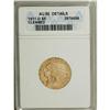 Image 1 : 1911-D $5 --Cleaned--ANACS. AU50 Details. NGC Censu