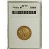 Image 3 : 1911-D $5 AU50 ANACS. NGC Census: (47/644). PCGS P