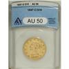 Image 1 : 1847-O $10 AU50 ANACS. NGC Census: (87/293). PCGS