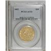Image 1 : 1852 $10 AU53 PCGS. PCGS Population (22/46). NGC C