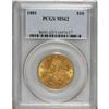 Image 3 : 1881 $10 MS62 PCGS. PCGS Population (970/204). NGC