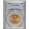 Image 1 : 1881-S $10 MS62 PCGS. PCGS Population (242/21). NG
