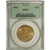 Image 1 : 1882 $10 MS62 PCGS. PCGS Population (1362/281). NG