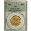 1893 $10 MS62 PCGS. PCGS Population (5183/1791). N