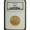 Image 1 : 1895 $10 MS63 NGC. NGC Census: (1288/151). PCGS Po