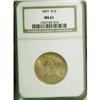 Image 3 : 1897 $10 MS61 NGC. NGC Census: (2200/3450). PCGS P