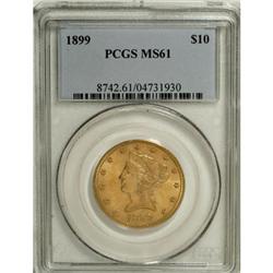 1899 $10 MS61 PCGS. PCGS Population (2130/5356). N