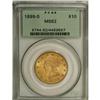 1899-S $10 MS62 PCGS. PCGS Population (93/62). NGC