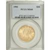 1901 $10 MS60 PCGS. PCGS Population (484/10743). N
