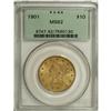 1901 $10 MS62 PCGS. PCGS Population (4415/4520). N
