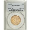 Image 1 : 1905-S $10 AU50 PCGS. PCGS Population (24/220). NG