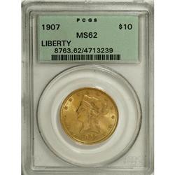 1907 $10 MS62 PCGS. PCGS Population (5446/3067). N