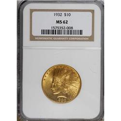 1932 $10 MS62 NGC. NGC Census: (8527/19873). PCGS