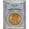 Image 1 : 1873 $20 Open 3 MS61 PCGS. PCGS Population (744/76
