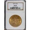 Image 1 : 1879-S $20 AU58 NGC. NGC Census: (535/283). PCGS P