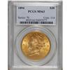 Image 1 : 1894 $20 MS63 PCGS. PCGS Population (805/85). NGC