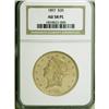 Image 1 : 1897 $20 AU58 Prooflike NGC. NGC Census: (1/9). PC