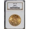 Image 1 : 1899 $20 MS63 NGC. NGC Census: (3362/849). PCGS Po