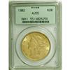 1902 $20 AU55 PCGS. PCGS Population (39/374). NGC