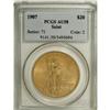 Image 1 : 1907 $20 Arabic Numerals AU58 PCGS. PCGS Populatio