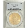 Image 3 : 1907 $20 Arabic Numerals MS61 PCGS. PCGS Population (4