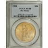 Image 1 : 1908 $20 No Motto AU58 PCGS. PCGS Population (1011