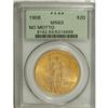Image 1 : 1908 $20 No Motto MS63 PCGS. PCGS Population (2616