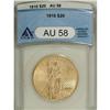 Image 1 : 1910 $20 AU58 ANACS. NGC Census: (80/5622). PCGS P