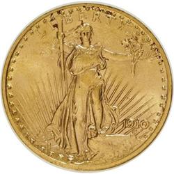 1910 $20 --Cleaned--ANACS. MS60 Details. NGC Census: (7