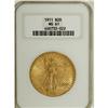 Image 1 : 1911 $20 MS61 NGC. NGC Census: (363/1485). PCGS Po