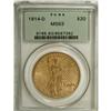 Image 1 : 1914-D $20 MS63 PCGS. PCGS Population (1354/2301).