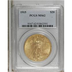 1915 $20 MS62 PCGS. PCGS Population (415/671). NGC