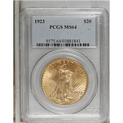 1923 $20 MS64 PCGS. PCGS Population (2417/274). NG