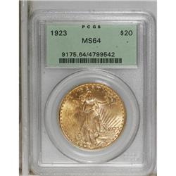 1923 $20 MS64 PCGS. PCGS Population (2417/274). NG