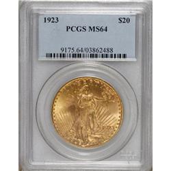 1923 $20 MS64 PCGS. PCGS Population (2417/274). NG