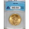 Image 1 : 1924 $20 MS64 ANACS. NGC Census: (81956/29088). PC