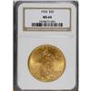 Image 1 : 1924 $20 MS64 NGC. NGC Census: (81956/29088). PCGS