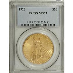 1926 $20 MS63 PCGS. PCGS Population (5399/8229). N