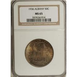 1936 50C Albany MS65 NGC. NGC Census: (1031/583).