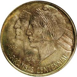 1935 50C Arkansas MS66 PCGS. PCGS Population (132/