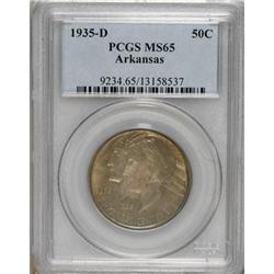 1935-D 50C Arkansas MS65 PCGS. PCGS Population (38