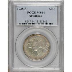 1938-S 50C Arkansas MS64 PCGS. PCGS Population (27
