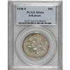 Image 1 : 1938-S 50C Arkansas MS64 PCGS. PCGS Population (27