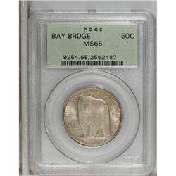 1936-S 50C Bay Bridge MS65 PCGS. PCGS Population (