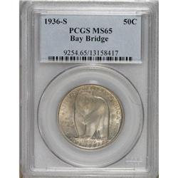 1936-S 50C Bay Bridge MS65 PCGS. PCGS Population (