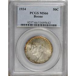 1934 50C Boone MS66 PCGS. PCGS Population (181/28)